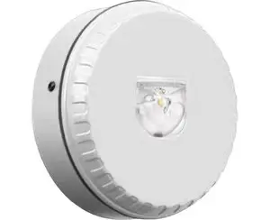 Diffuseur visuel d'Alarme Feu flash rouge base courte pour montage au mur IQ8L-W - ESSER 80452F