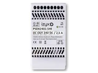 IZYX SYSTEMS alimentation rail DIN DC (24-28V) / 2,5A.