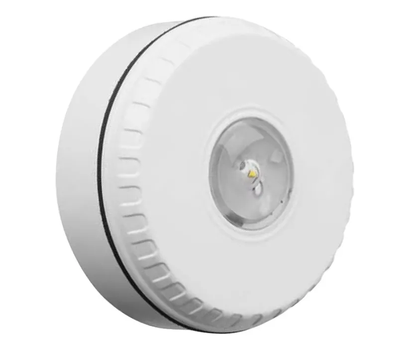 Diffuseur visuel d'Alarme Feu flash rouge base courte pour montage au Plafond IQ8L-C - ESSER 80450F