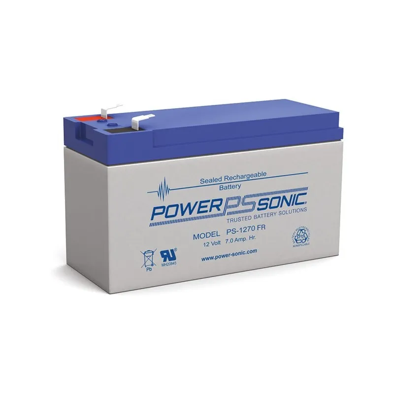 Batterie plomb 12V 7Ah PS-1270 PowerSonic